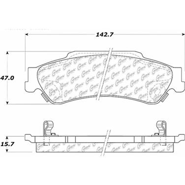 Disc Brake Pad Set CE 306.07290