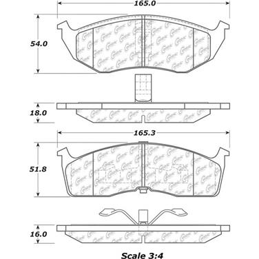 Disc Brake Pad Set CE 306.07300