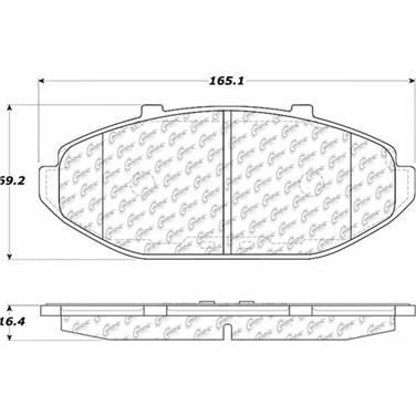 Disc Brake Pad Set CE 306.07480