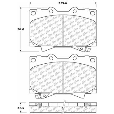 Disc Brake Pad Set CE 306.07720