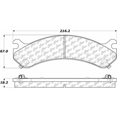 Disc Brake Pad Set CE 306.07840