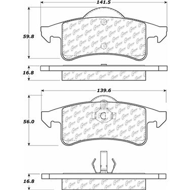 Disc Brake Pad Set CE 306.07910