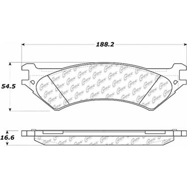 Disc Brake Pad Set CE 306.08020