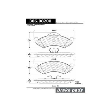 Disc Brake Pad Set CE 306.08200