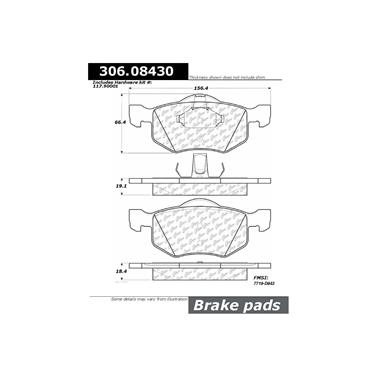 Disc Brake Pad Set CE 306.08430