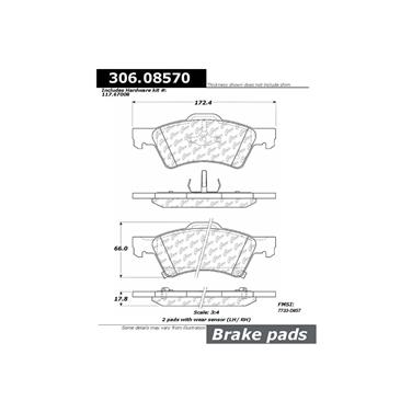 Disc Brake Pad Set CE 306.08570