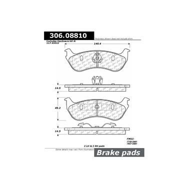 Disc Brake Pad Set CE 306.08810