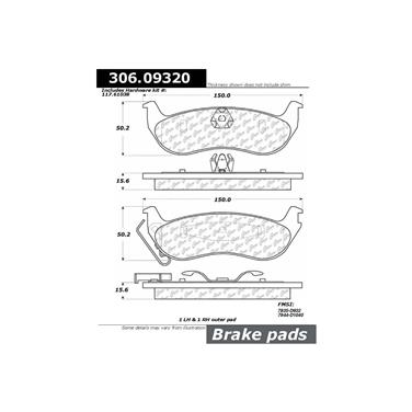 Disc Brake Pad Set CE 306.09320