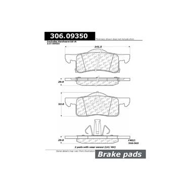 Disc Brake Pad Set CE 306.09350