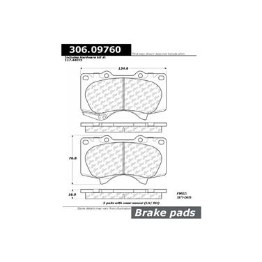 Disc Brake Pad Set CE 306.09760