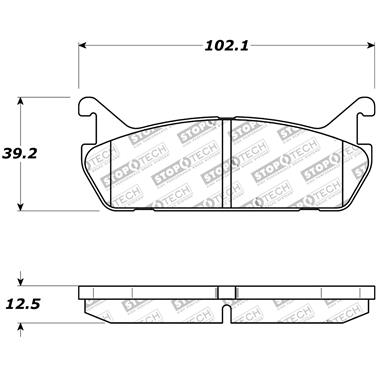 Disc Brake Pad Set CE 308.04580