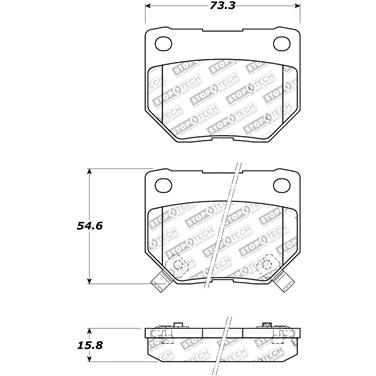 Disc Brake Pad Set CE 308.04611