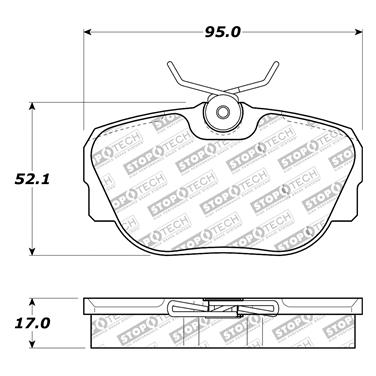 Disc Brake Pad Set CE 308.04930