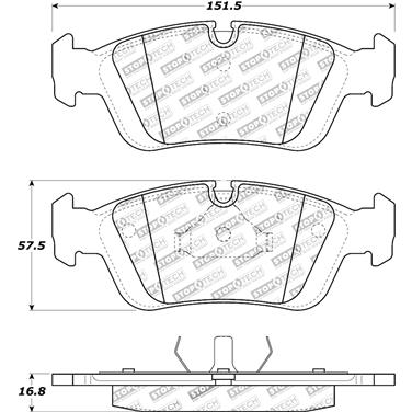 Disc Brake Pad Set CE 308.05580