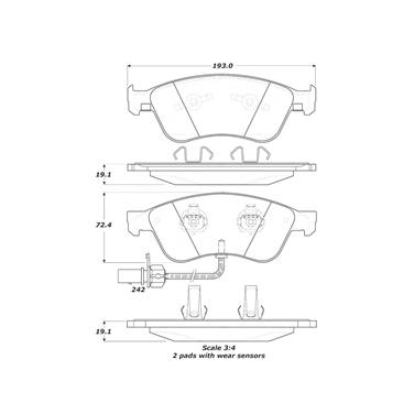 Disc Brake Pad Set CE 308.10240