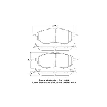 Disc Brake Pad Set CE 308.10780