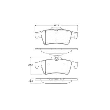 Disc Brake Pad Set CE 308.10950