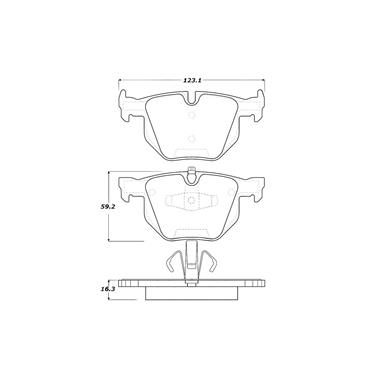 Disc Brake Pad Set CE 308.11700