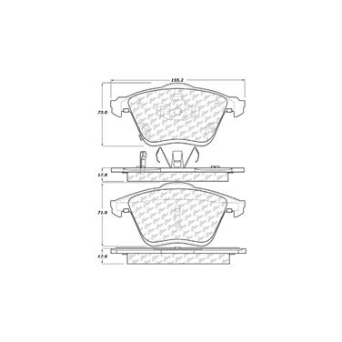 Disc Brake Pad Set CE 308.11860