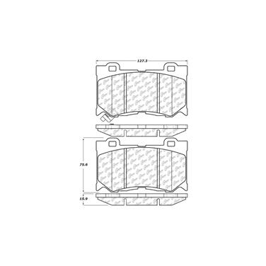 Disc Brake Pad Set CE 308.13460