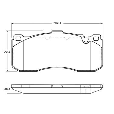 Disc Brake Pad Set CE 308.13710