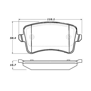 Disc Brake Pad Set CE 308.13860