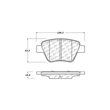 Disc Brake Pad Set CE 308.14560