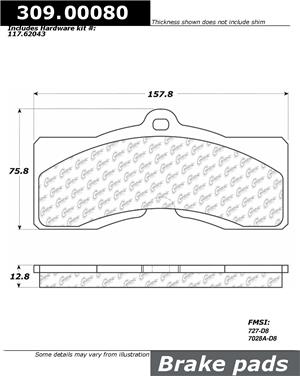 Disc Brake Pad Set CE 309.00080