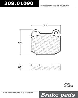 Disc Brake Pad Set CE 309.01090