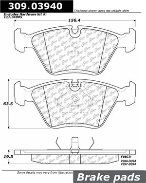 Disc Brake Pad Set CE 309.03940