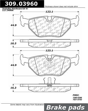 Disc Brake Pad Set CE 309.03960