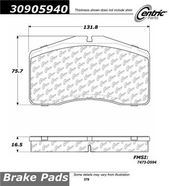 Disc Brake Pad Set CE 309.05940