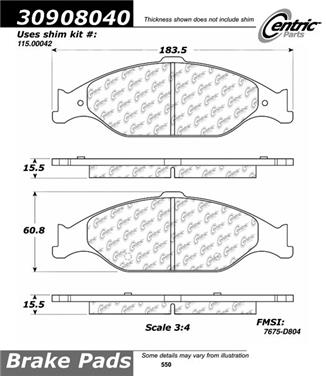 Disc Brake Pad Set CE 309.08040