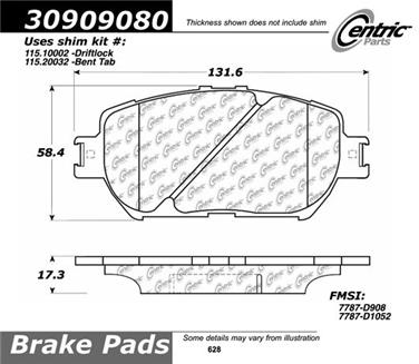 Disc Brake Pad Set CE 309.09080