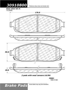 Disc Brake Pad Set CE 309.10800