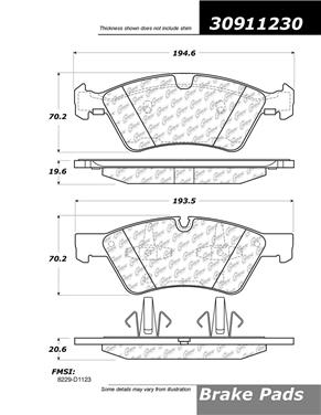 Disc Brake Pad Set CE 309.11230