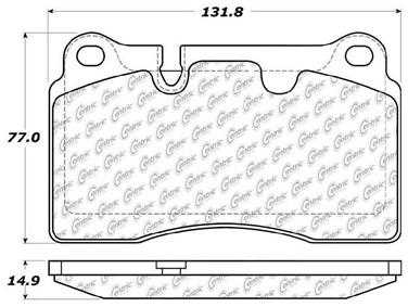 Disc Brake Pad Set CE 309.11650