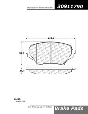 Disc Brake Pad Set CE 309.11790