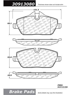 Disc Brake Pad Set CE 309.13080