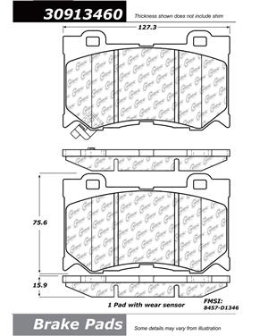 Disc Brake Pad Set CE 309.13460