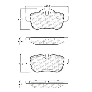 Disc Brake Pad Set CE 309.14330