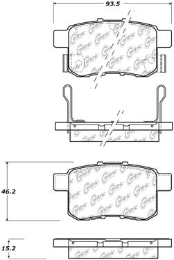 Disc Brake Pad Set CE 309.14510