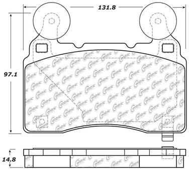 Disc Brake Pad Set CE 309.14740