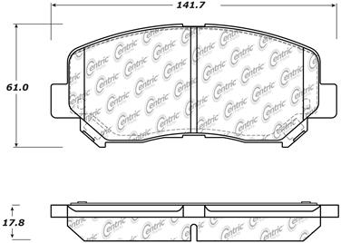 Disc Brake Pad Set CE 309.16400