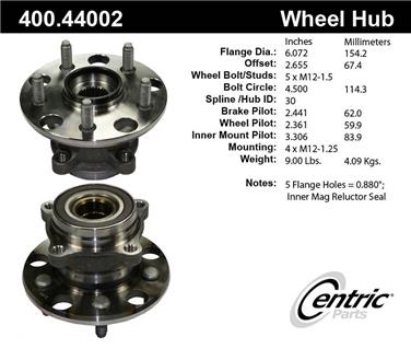 Axle Bearing and Hub Assembly CE 400.44002E