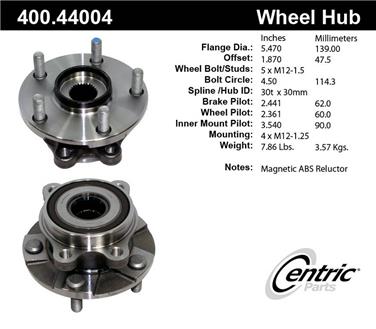 Axle Bearing and Hub Assembly CE 400.44004E