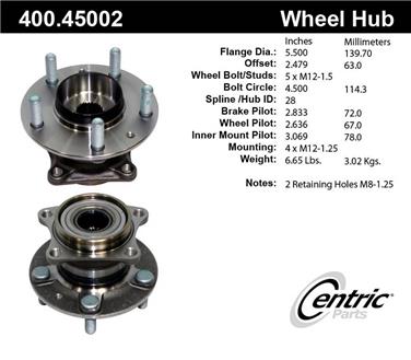 Axle Bearing and Hub Assembly CE 400.45002E