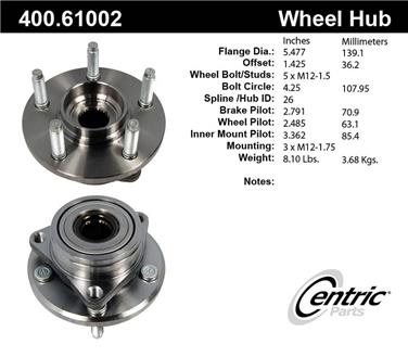 Axle Bearing and Hub Assembly CE 400.61002E