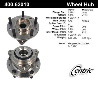 Axle Bearing and Hub Assembly CE 400.62010E