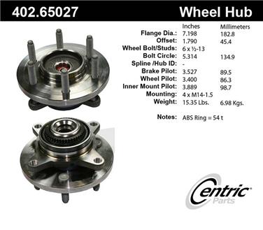 Axle Bearing and Hub Assembly CE 402.65027E